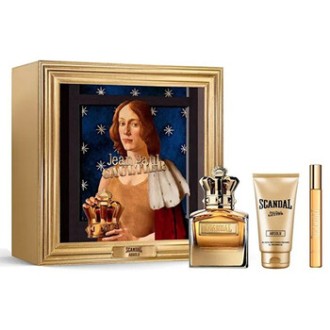 Jean Paul Gaultier Scandal Absolu Pour Homme Dárková sada Parfum 100 ml, miniaturka EDP 10 ml a sprchový gel 75 ml 100ml