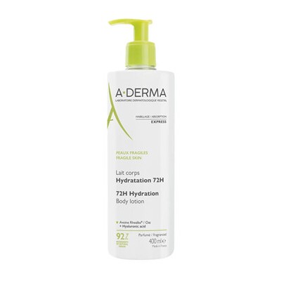 A-Derma 72H Hydration Body Lotion - Hydratační tělové mléko 400ml