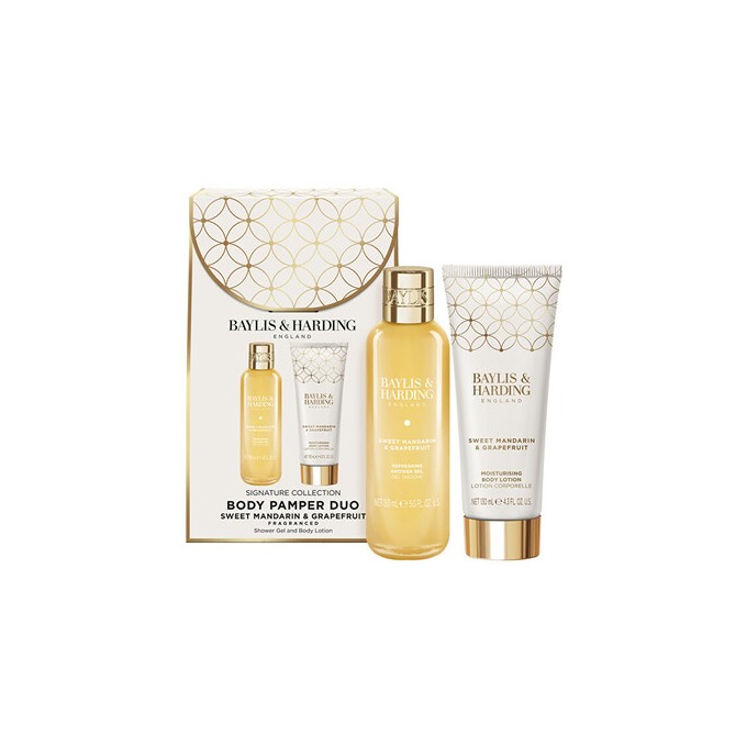 Baylis & Harding Body Pamper Duo Sweet Mandarin & Grapefruit ( Mandarinka & Grapefruit ) - Dárková sada