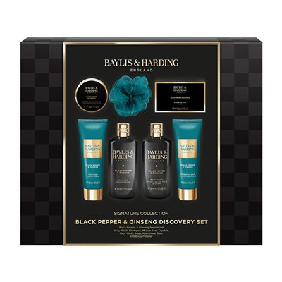 Baylis & Harding Men Gift Collection ( Black Pepper & Ginseng ) - Dárková sada péče o tělo ( 7 ks )