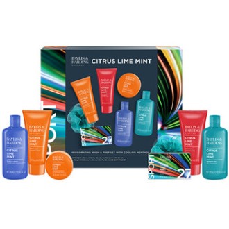 Baylis & Harding Men Invigorating Wash & Prep Set ( Citrus, Lime & Mint ) - Dárková sada péče o tělo ( 7 ks )