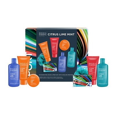 Baylis & Harding Men Invigorating Wash & Prep Set ( Citrus, Lime & Mint ) - Dárková sada péče o tělo ( 7 ks )