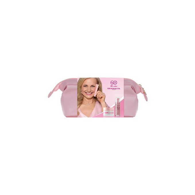 Dermacol Collagen Face Care Set and Bag - Dárková sada s kosmetickou taškou
