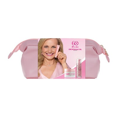 Dermacol Collagen Face Care Set and Bag - Dárková sada s kosmetickou taškou