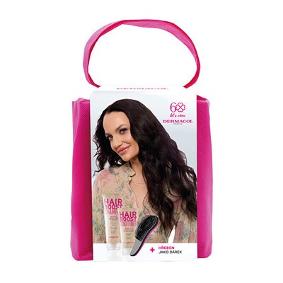 Dermacol Hair Boost Brunette Set - Dárková sada