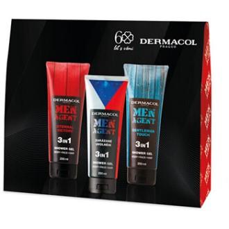 Dermacol Men Agent Mix Shower Gel Trio - Dárková sada