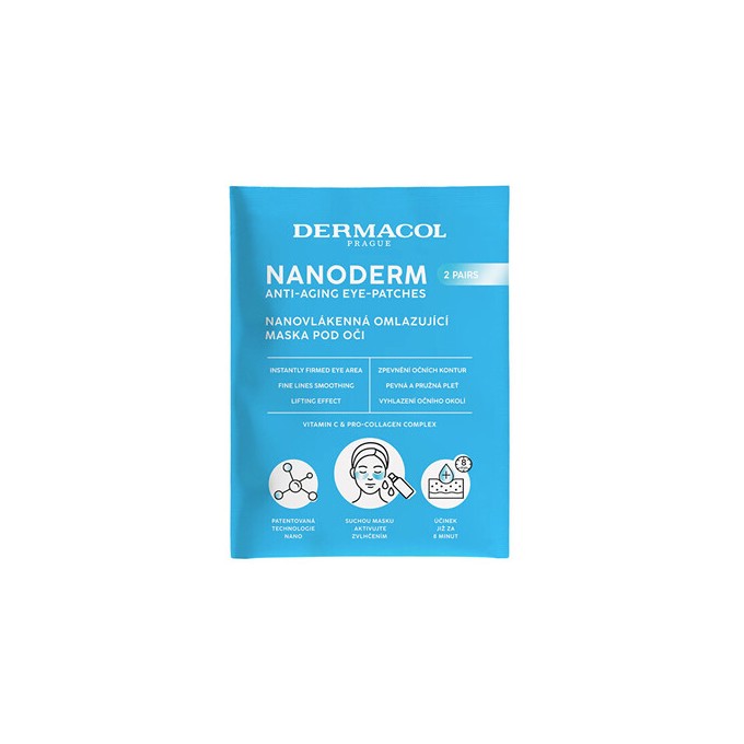 Dermacol Nanoderm Eye-Patches ( 1 pár ) - Nanovlákenná omlazující maska pod oči