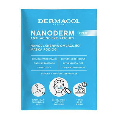 Dermacol Nanoderm Eye-Patches ( 1 pár ) - Nanovlákenná omlazující maska pod oči