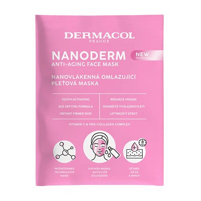 Dermacol Nanoderm Face Mask - Nanovlákenná omlazující pleťová maska