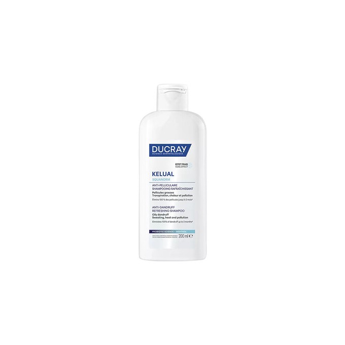 Ducray Squanorm Refreshing Shampoo - Šampon proti mastným lupům 200ml