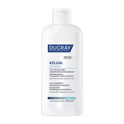 Ducray Squanorm Refreshing Shampoo - Šampon proti mastným lupům 400ml
