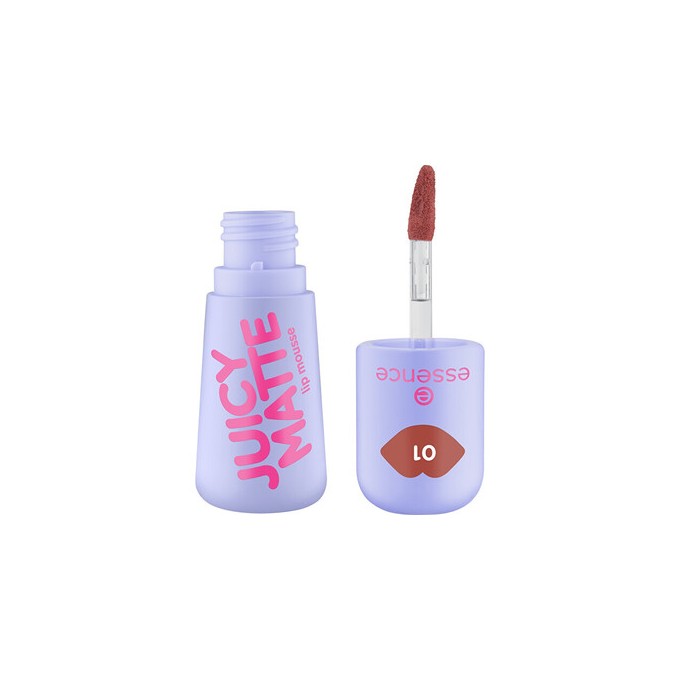 Essence Juicy Matte Lip Mousse - Pěna na rty 2,7 ml 01 Maple Rouge