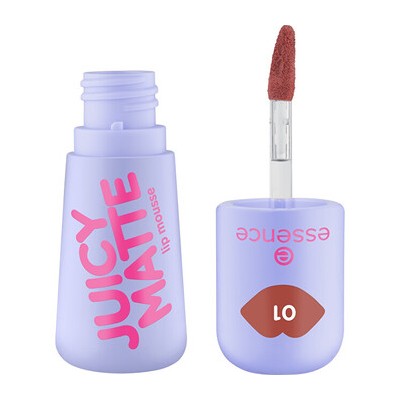 Essence Juicy Matte Lip Mousse - Pěna na rty 2,7 ml 02 Featherlight Pink