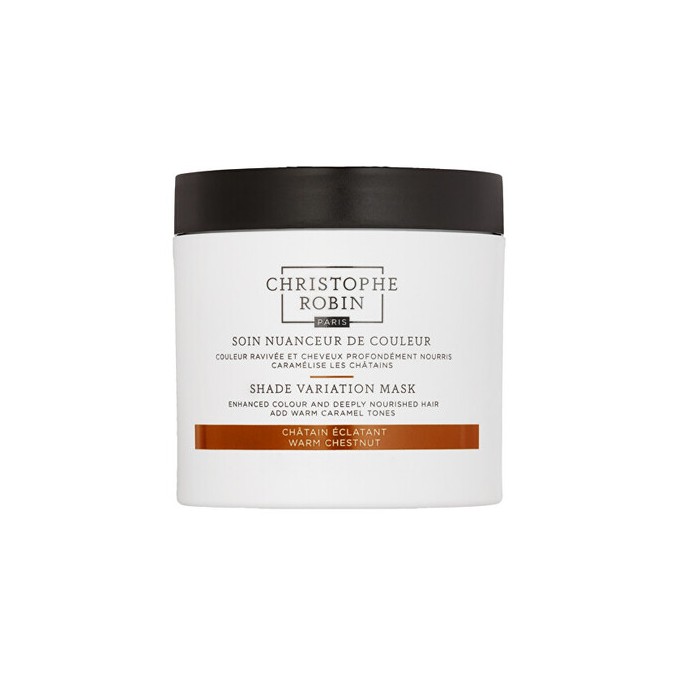 Christophe Robin Shade variation Mask Warm Chestnut - Tónovací maska na vlasy 250ml