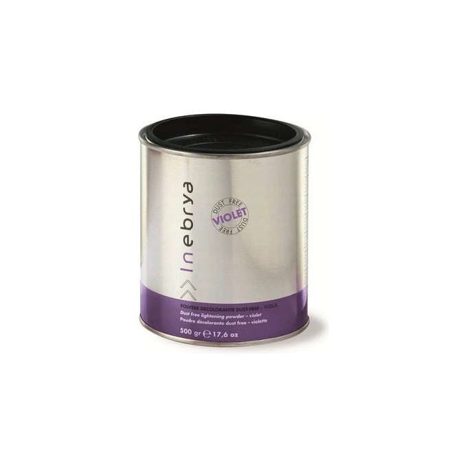 Inebrya Dust Free Bleaching Powder Violet (purple) - Perfumed highlight powder 500.0g