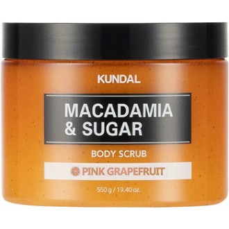 KUNDAL Macadamia & Sugar Pink Grapefruit Body Scrub - Tělový peeling 550.0g