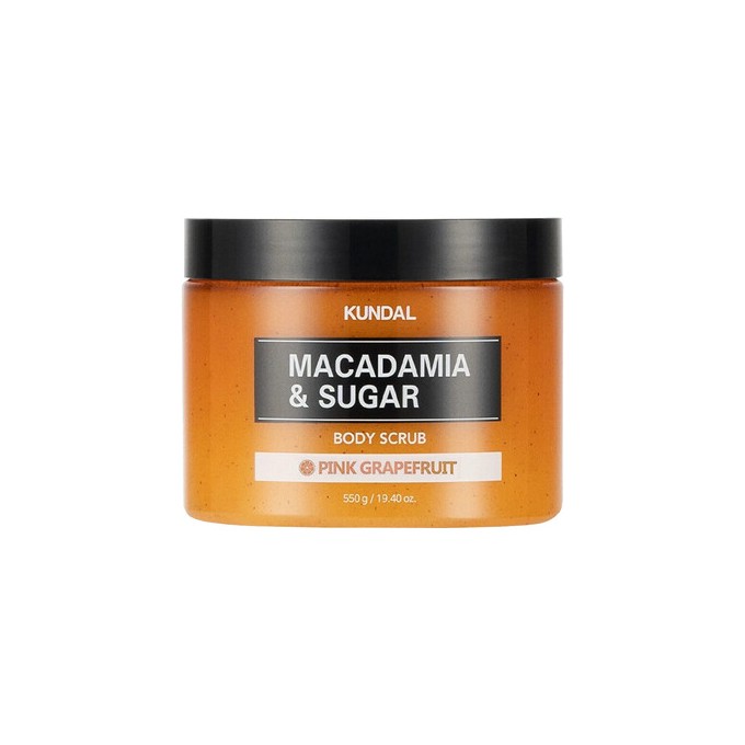 KUNDAL Macadamia & Sugar Pink Grapefruit Body Scrub - Tělový peeling 550.0g