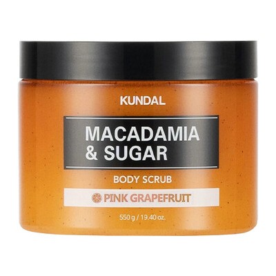 KUNDAL Macadamia & Sugar Pink Grapefruit Body Scrub - Tělový peeling 550.0g