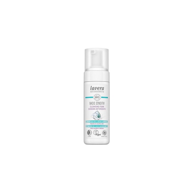 Lavera Basis Sensitiv Foam Cleanser - Čisticí pleťová pěna 150ml