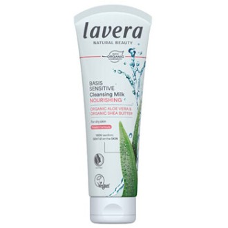 Lavera Basis Sensitiv Milk Cleanser - Čisticí pleťové mléko 125ml