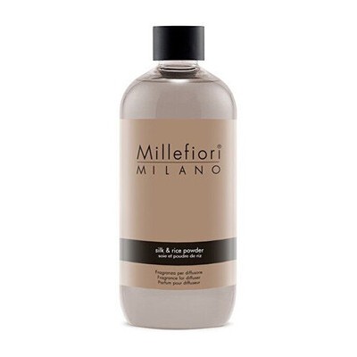 Millefiori Natural Silk & Rice Powder Refill - Náhradní náplň do aroma difuzéru 250ml