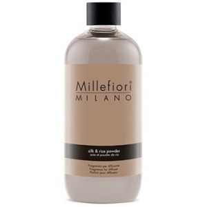 Millefiori Natural Silk & Rice Powder Refill - Náhradní náplň do aroma difuzéru 500ml