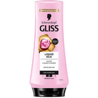 Schwarzkopf Professional Gliss Kur Liquid Silk Shine Conditioner - Balzám pro lesk vlasů 200ml