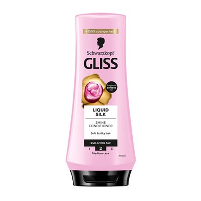 Schwarzkopf Professional Gliss Kur Liquid Silk Shine Conditioner - Balzám pro lesk vlasů 200ml