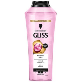 Schwarzkopf Professional Gliss Kur Liquid Silk Shine Shampoo - Regenerační šampon 400ml