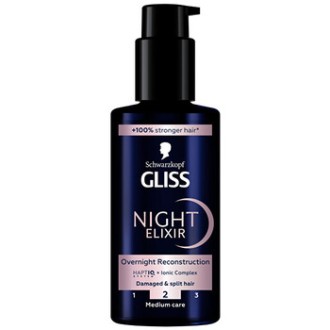 Schwarzkopf Professional Gliss Kur Night Elixir Overnight Reconstruction - Noční elixír 100ml