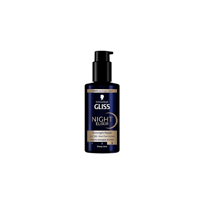 Schwarzkopf Professional Gliss Kur Night Elixir Overnight Repair - Noční elixír 100ml