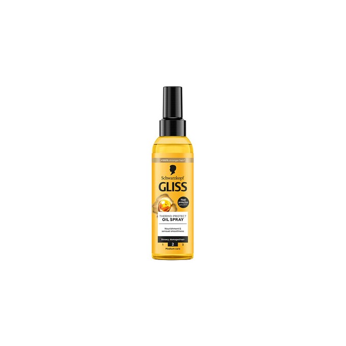 Schwarzkopf Professional Gliss Kur Thermo-Protect Oil Spray - Olejová esence 150ml
