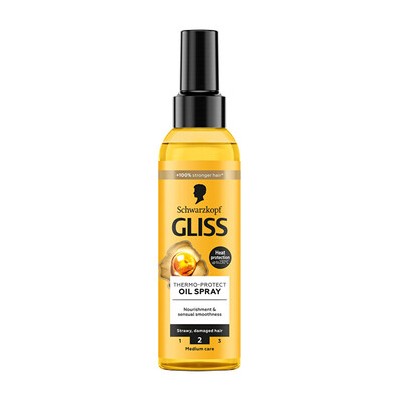Schwarzkopf Professional Gliss Kur Thermo-Protect Oil Spray - Olejová esence 150ml