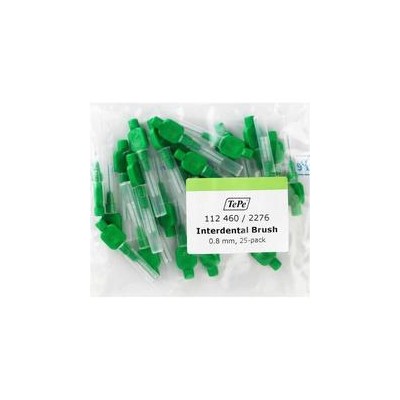 TePe Interdental Brush Normal (0.8 mm green 25 pcs) - Interdental brushes