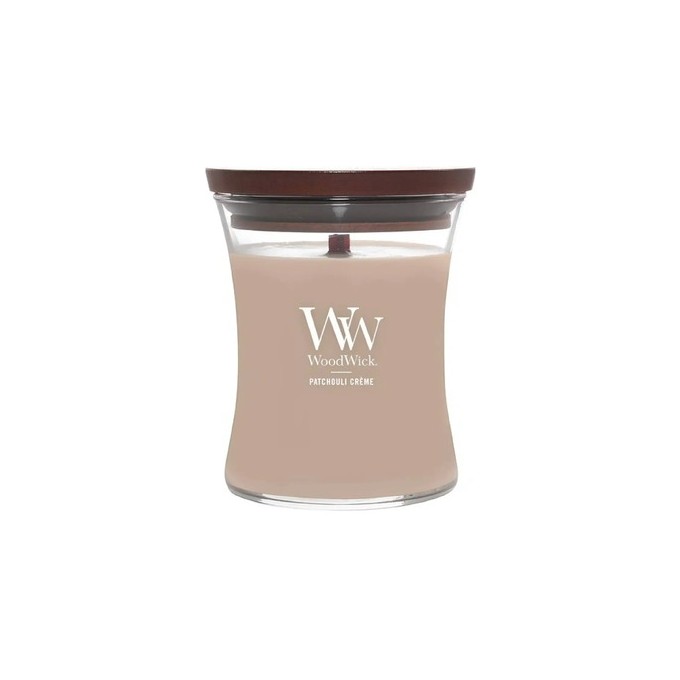 WoodWick Patchouli Cream Vase - scented candle 609.5g