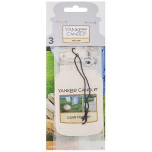 Yankee Candle Clean Cotton Classic Car Jar - Paper car tag 1.0ks