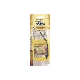 Yankee Candle Vanilla Cupcake Classic Car Jar - Paper car tag