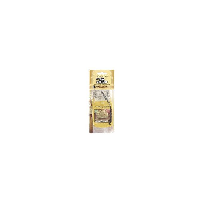 Yankee Candle Vanilla Cupcake Classic Car Jar - Paper car tag