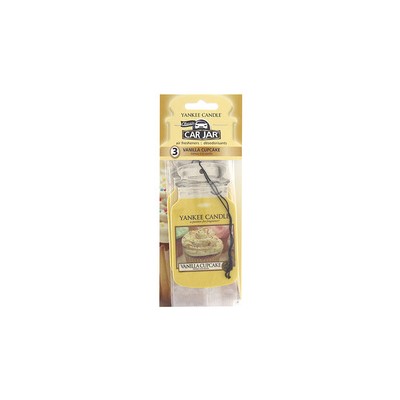 Yankee Candle Vanilla Cupcake Classic Car Jar - Paper car tag