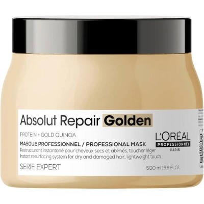 L´Oréal Professionnel Absolut Repair Gold Quinoa + Protein Resurfacing Golden Masque - plaukų