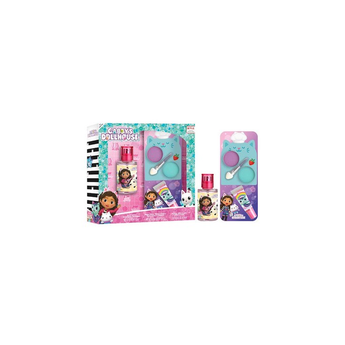 Dětské parfémy Gabby´s Dolls House Dárková sada EDT 30 ml, lesk na rty a oční stíny 30ml