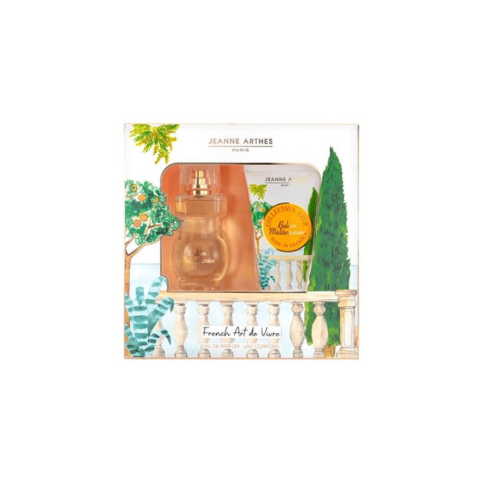 Jeanne Arthes Collection Azur Balcon Meditérraneen Dárková sada EDP 100 ml a tělové mléko 150 ml 100ml