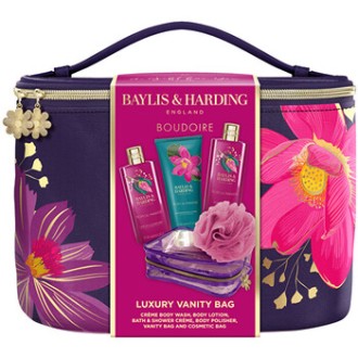 Baylis & Harding Boudoire Tropical Paradise Body Care Set & Bag - Dárková sada v taštičce ( 5 ks )