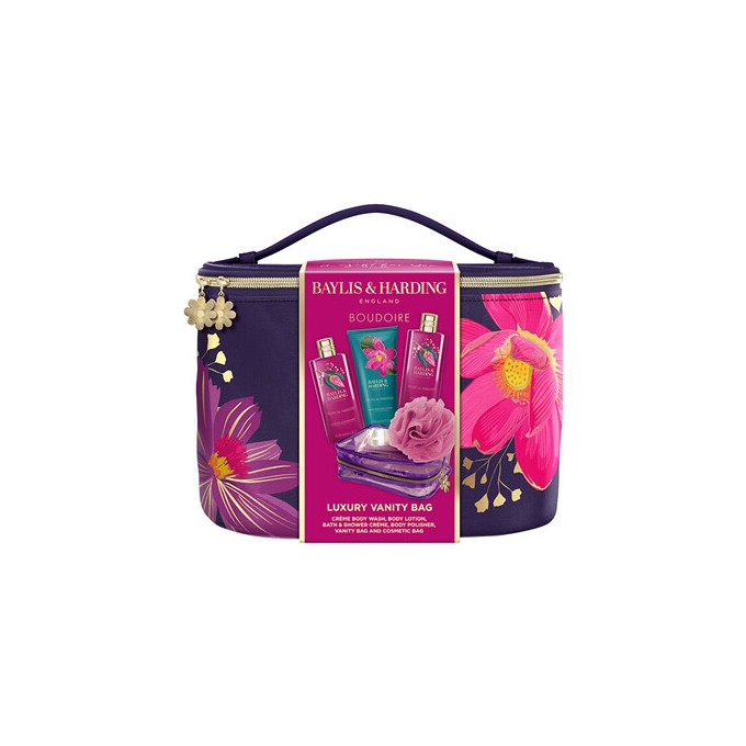 Baylis & Harding Boudoire Tropical Paradise Body Care Set & Bag - Dárková sada v taštičce ( 5 ks )