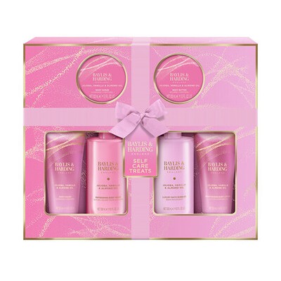 Baylis & Harding Jojoba, Vanilla & Almond Oil - Velká dárková sada 6 ks