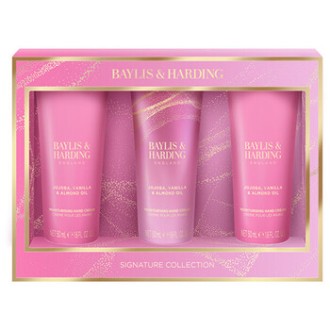Baylis & Harding Jojoba, Vanilla & Almond Oil Trio - Dárková sada krémů na ruce ( 3 ks )