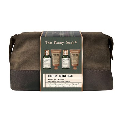 Baylis & Harding Man Bergamot, Hemp & Sandalwood Gift Set & Bag - Dárková sada v kosmetické taštičce ( 4 ks )