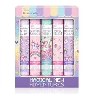Baylis & Harding Unicorn Bath Salts Gift Set - Dárková sada solí do koupele ( 5 ks )