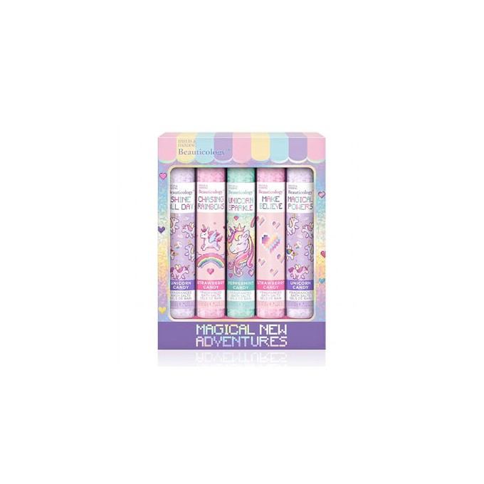 Baylis & Harding Unicorn Bath Salts Gift Set - Dárková sada solí do koupele ( 5 ks )