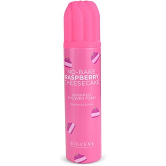 Biovène No-Bake Raspberry Cheesecake Shower Foam - Šlehačková sprchová pěna 250ml